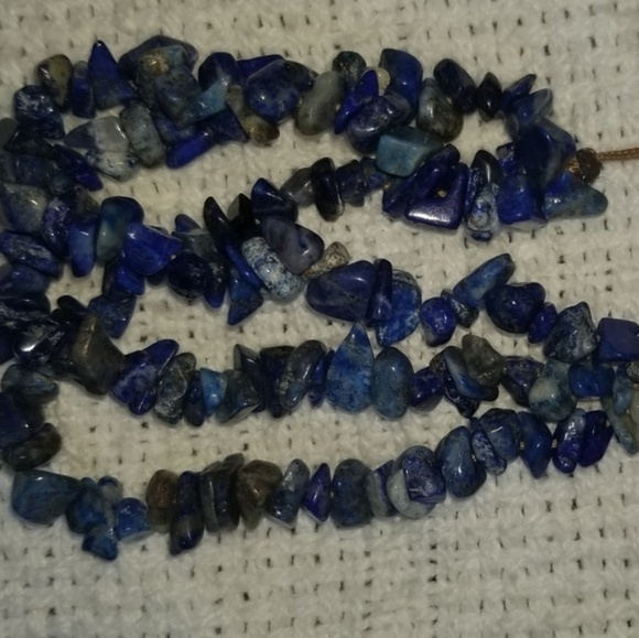 Denim blue lapis nugget bracelet NWT‎ - Picture 3 of 4